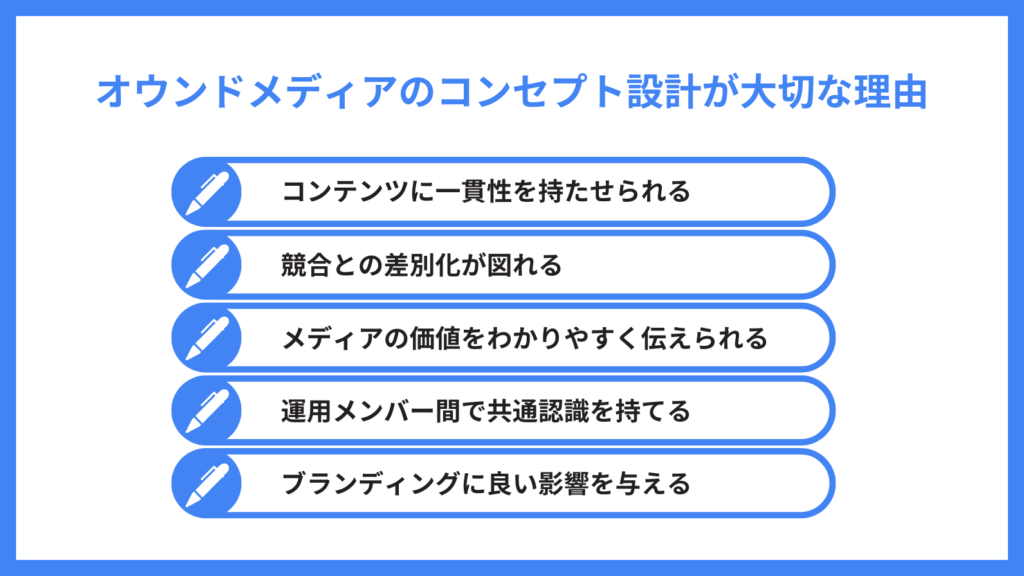 オウンドメディア コンセプト_オウンドメディアのコンセプト設計が大切な理由