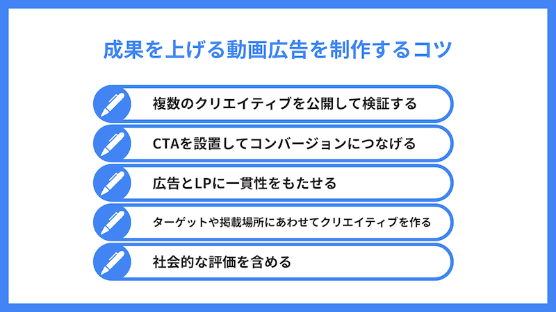 成果を上げる動画広告を制作するコツ